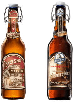 Bierflaschen Märzen und Schwarzbier